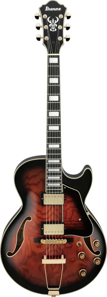 Ibanez | AG95QA Artcore Expressionist | Dark Brown Sunburst
