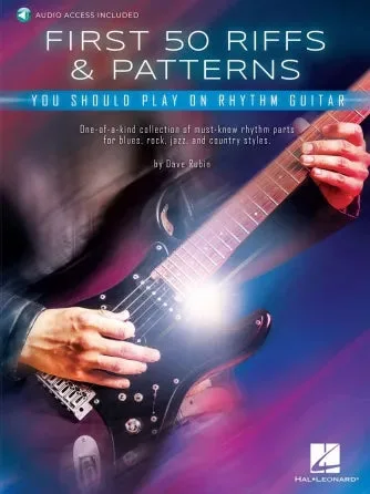 Hal Leonard | First 50 Riffs & Patterns You Should Play on Rhythm Guitar