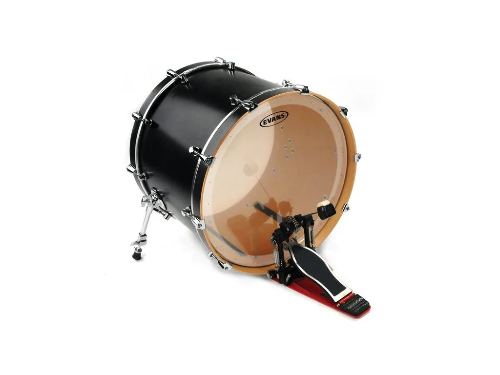 Evans | EQ1 Clear Peau de Grosse Caisse Frappe | Transparente