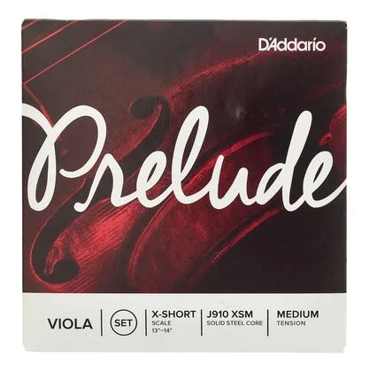 D'Addario | Prelude J910-XSM | Jeu de cordes d'alto extra-short 13"–14"