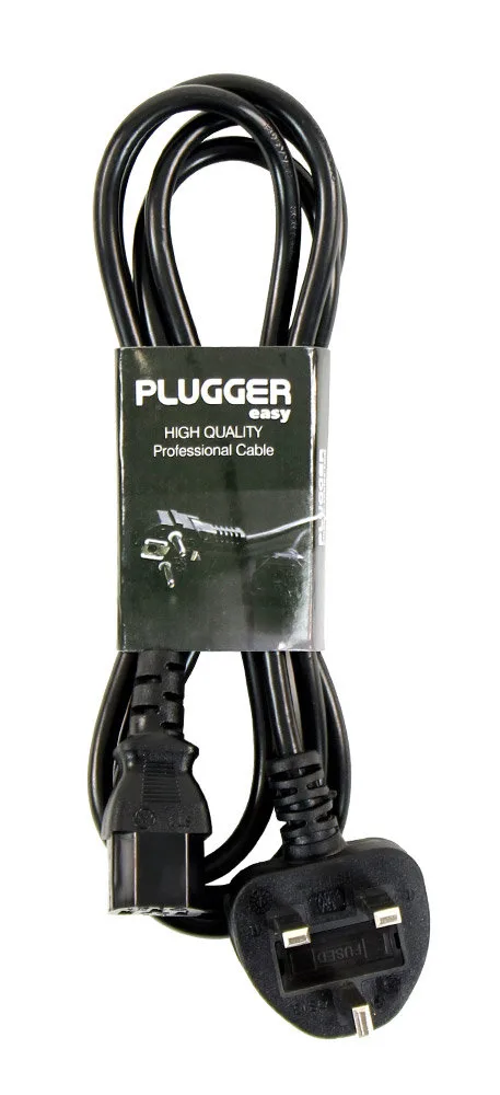Plugger | Câble d'alimentation en 8 norme UK 1.8m Easy