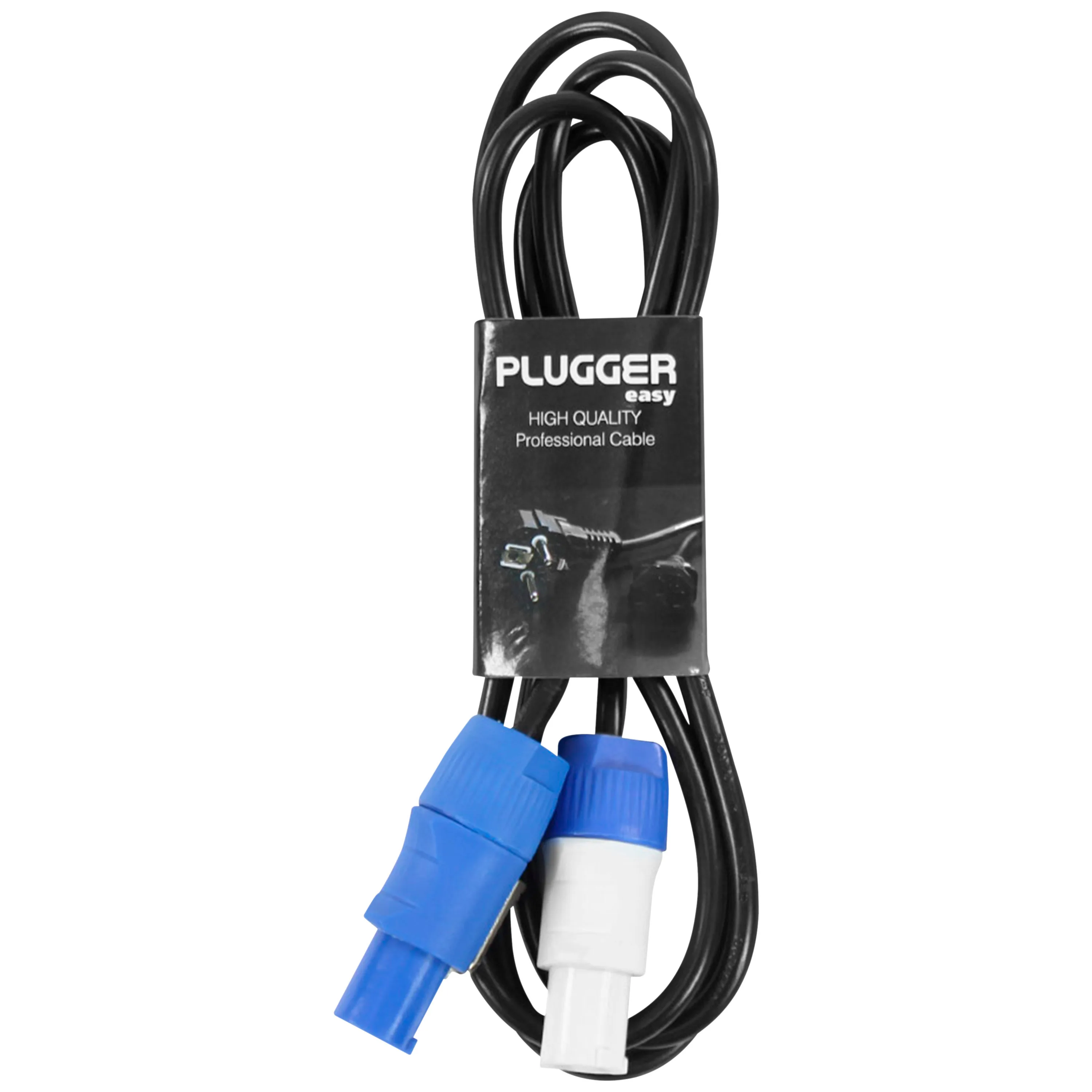Plugger | Câble d'alimentation Powercon Mâle - Mâle 1.8m Easy