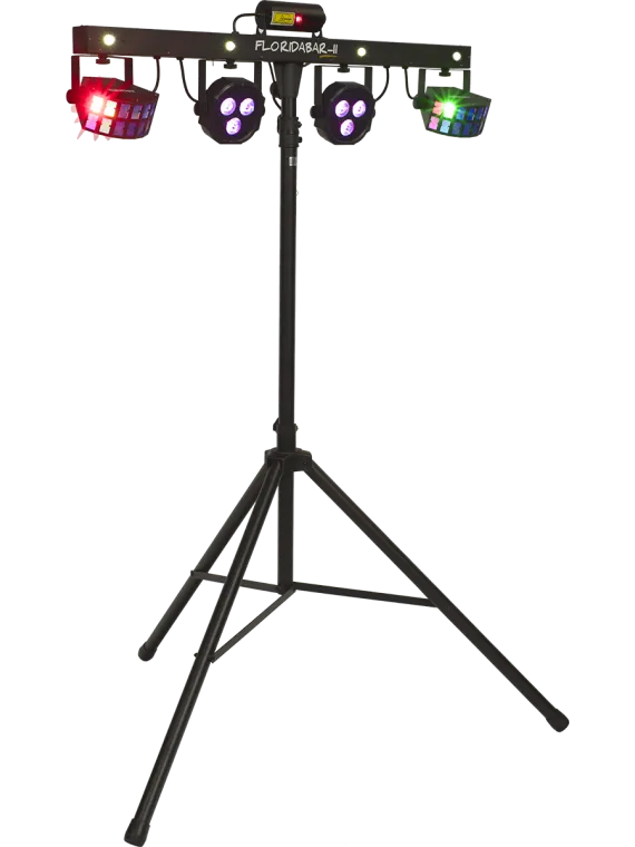 Algam Lighting | Florida Bar II | Kit lumière 4-en-1 sur trépied