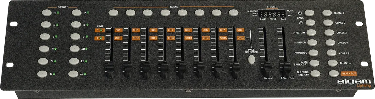 Algam Lighting | LIGHT192 | Console DMX compacte 192 canaux