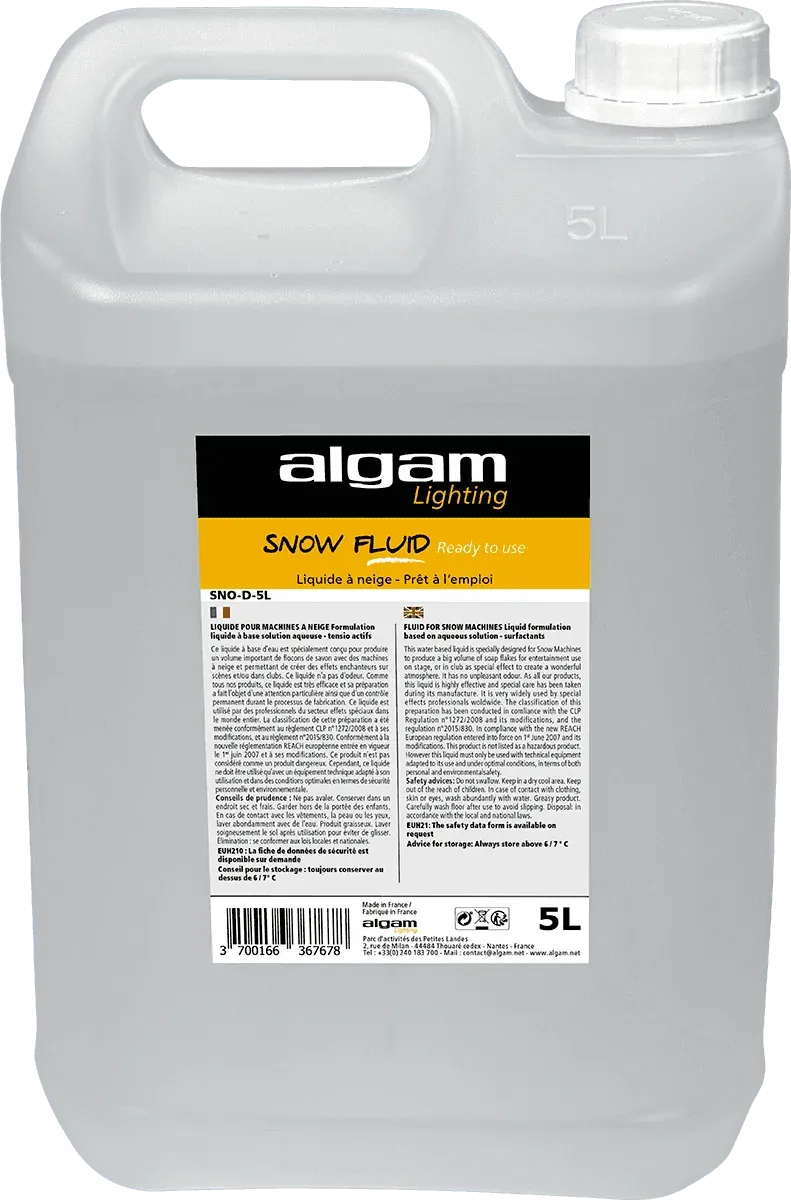 Algam Lighting | Liquide à neige SNO-D-5L | 5 Litres