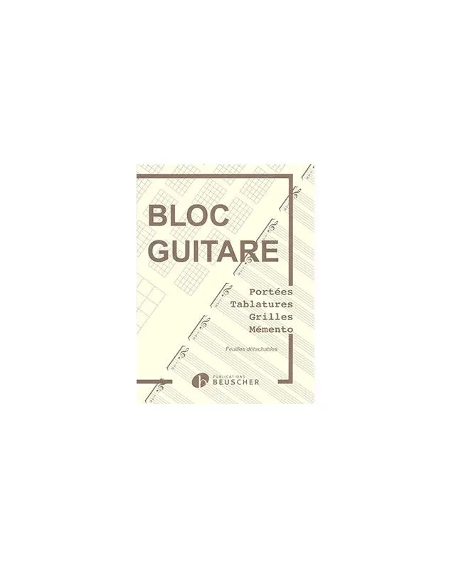 Paul Beuscher | Bloc Guitare - Tablatures Grilles et Chord Boxes