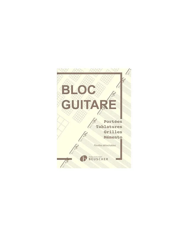 Paul Beuscher | Bloc Guitare - Tablatures Grilles et Chord Boxes