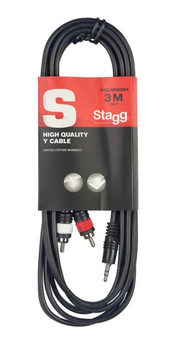Stagg | SYC3/MPS2XM 3m | Noir