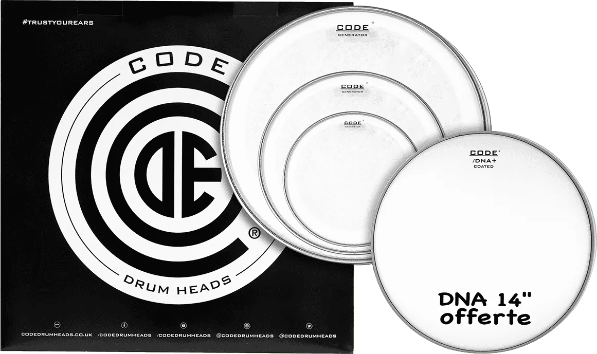 Code Drumheads | DNA Coated | 14"