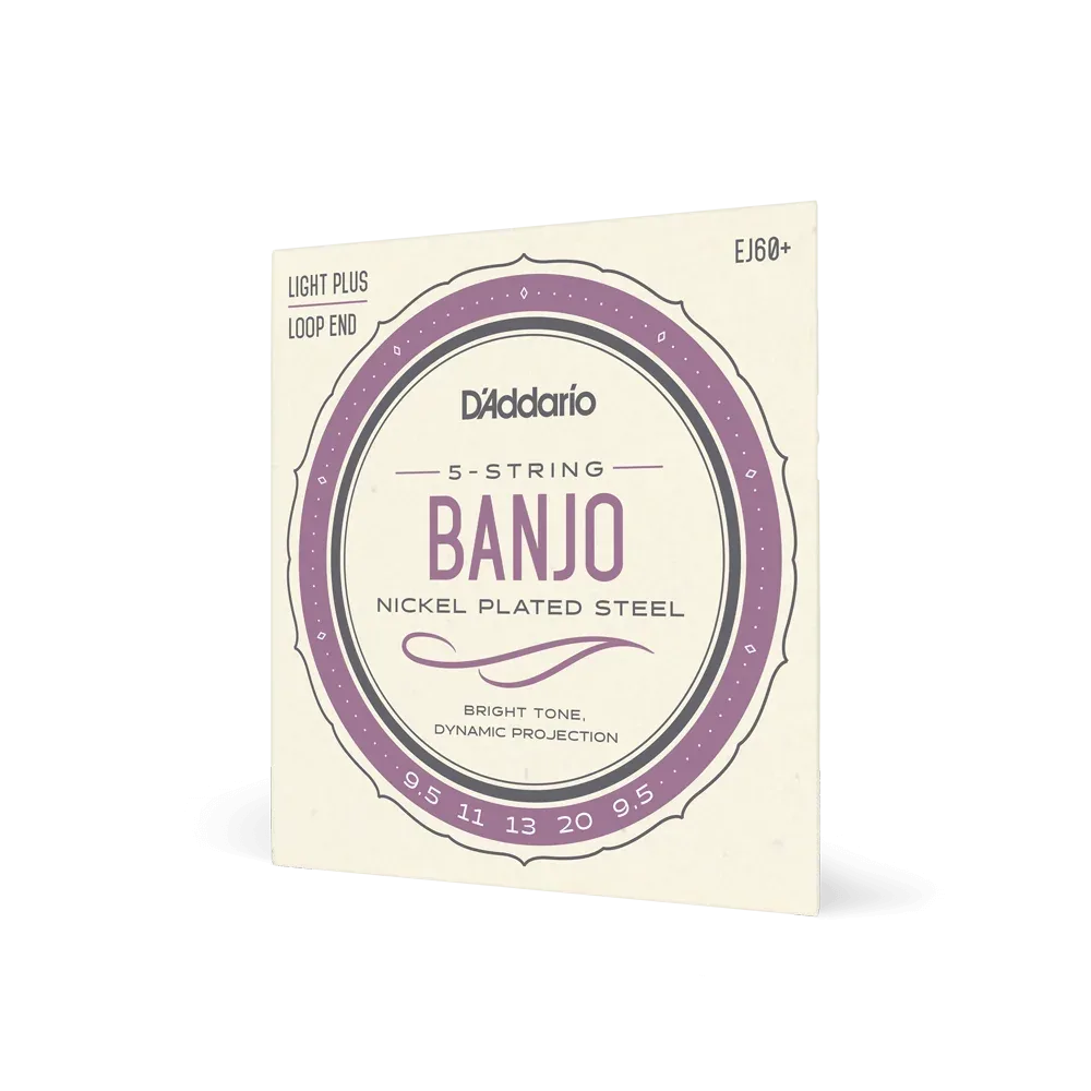 D'Addario | EJ60 | 5 Cordes Banjo Nickel Light 9-20