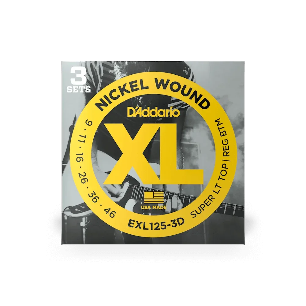 D'Addario | EXL125 | Super Light Top / Regular Bottom 9-46