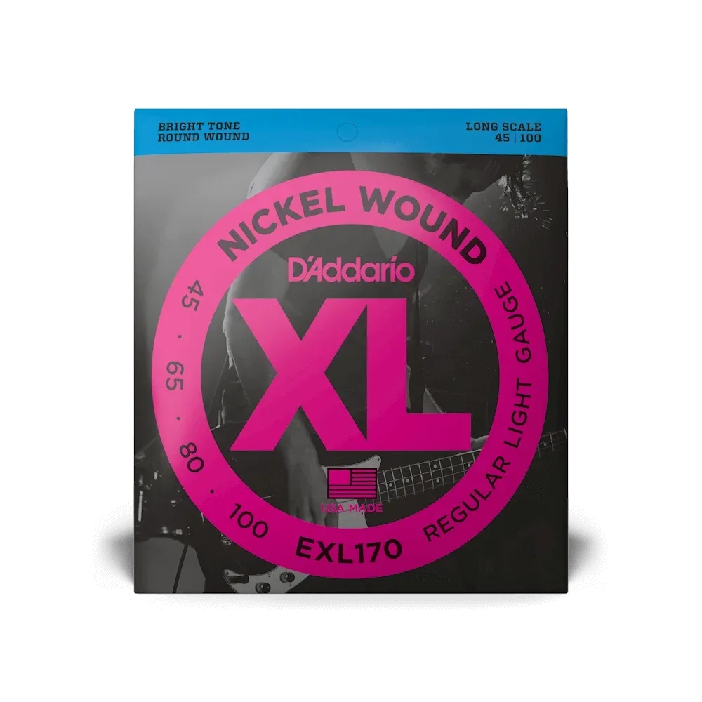 D'Addario | EXL170 | Nickel Wound Bass Light 45-100 Long Scale