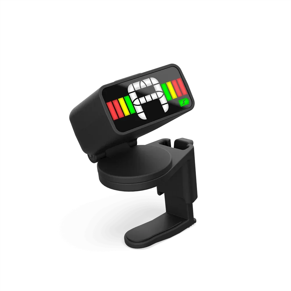 D'Addario | Micro Rechargeable Headstock Tuner | Noir