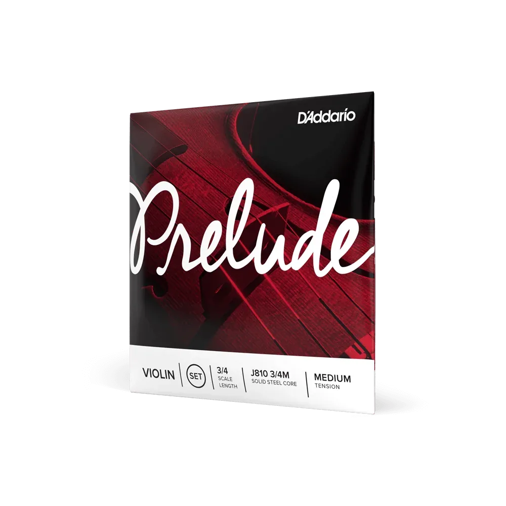 D'Addario | Prelude Violin D String | 3/4 Taille Tension Moyenne