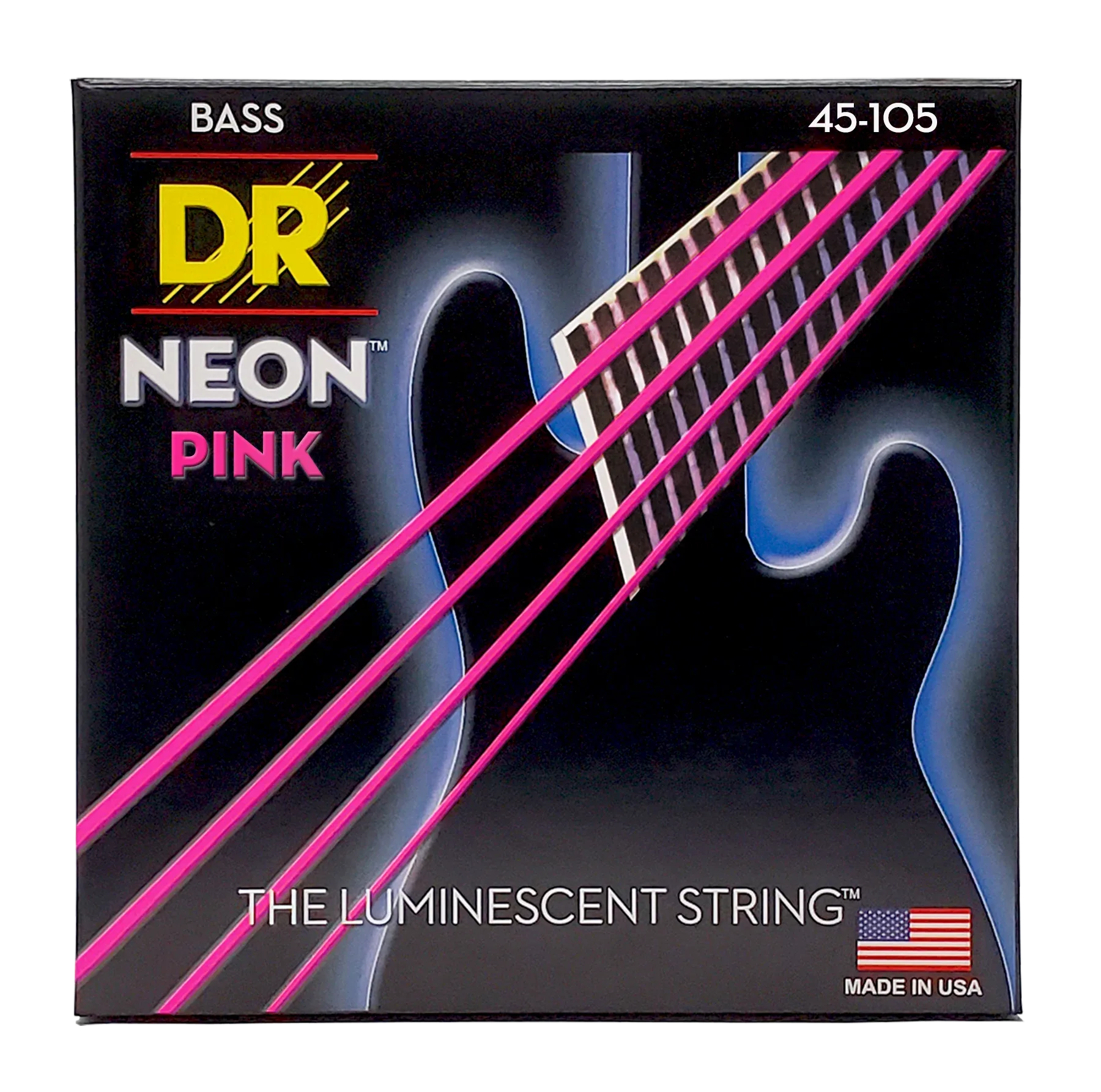 DR Strings | NPE-10 Neon Hi-Def Pink SuperStrings | Medium
