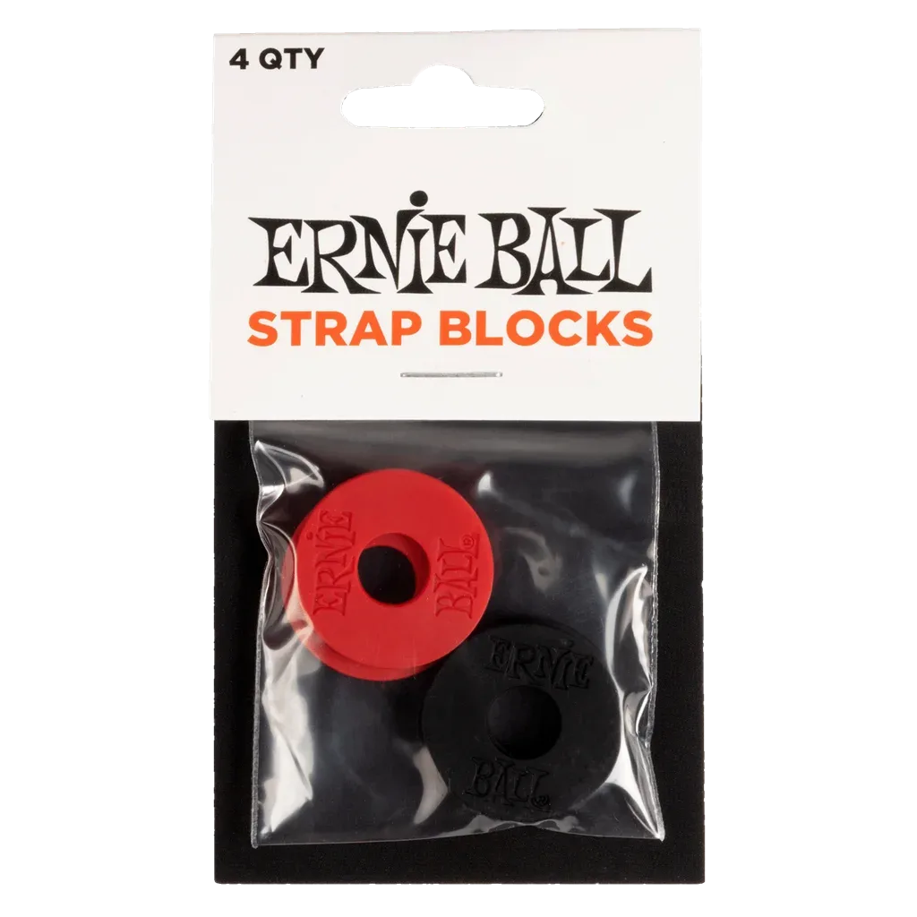 Ernie Ball | 5623 Strap Blocks | Rose (Pack de 4)