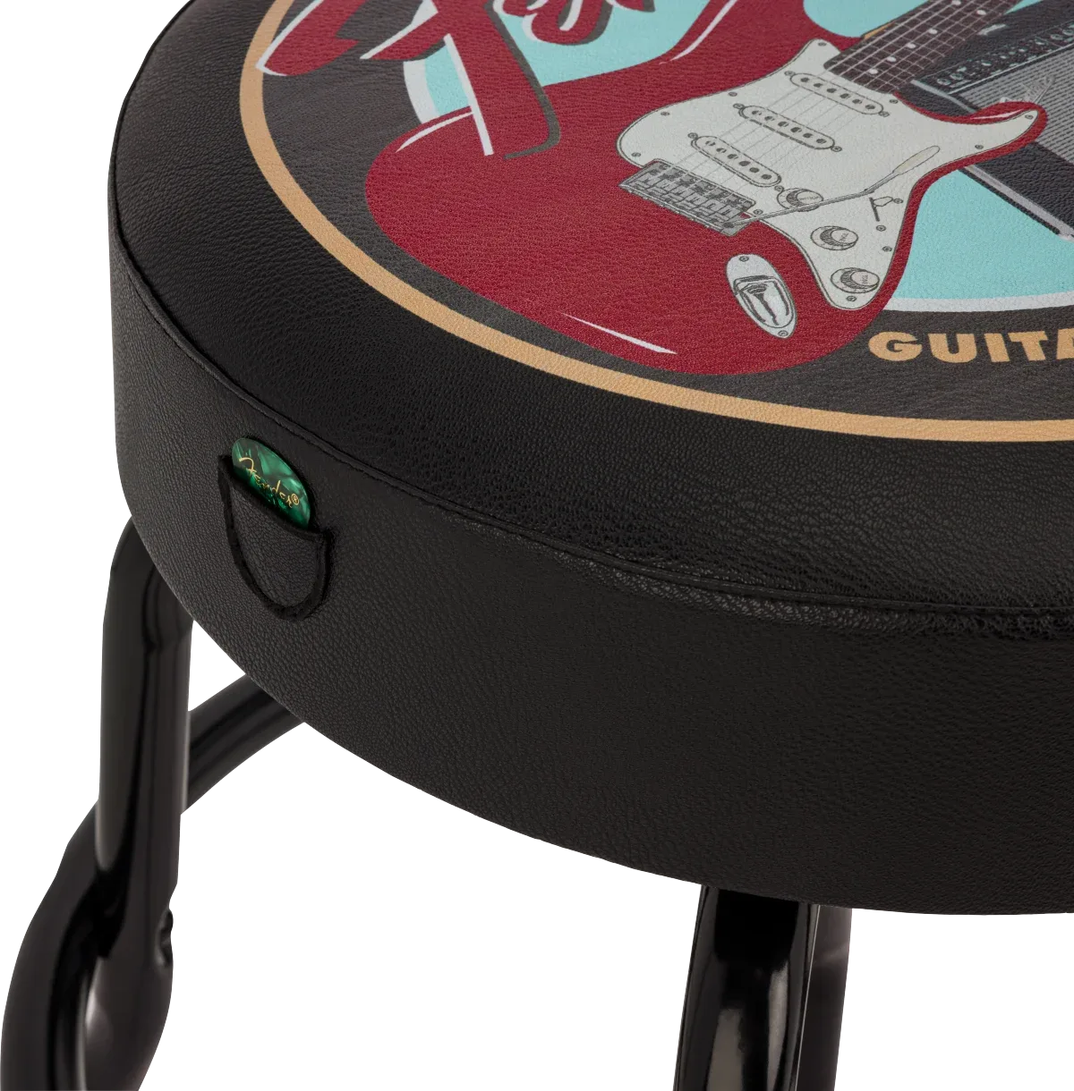 Fender | Guitars et Amps Pick Pouch Barstool 24" | Black