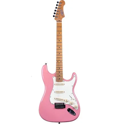 Jet Guitars | JS-300 Roasted Maple | Burgundy Pink