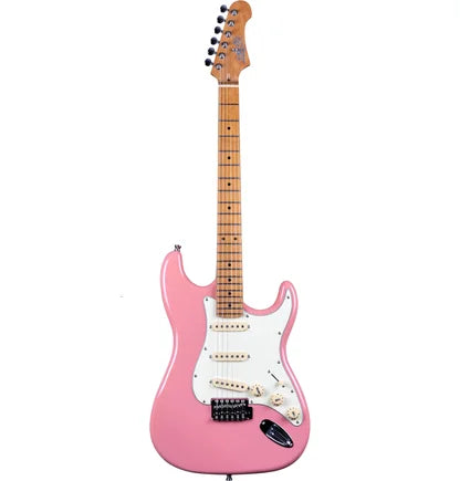 Jet Guitars | JS-300 Roasted Maple | Burgundy Pink