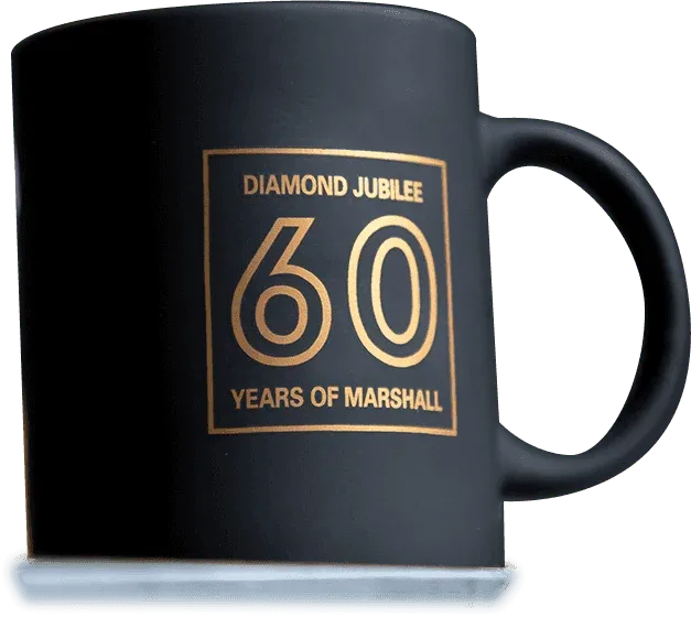 Marshall | Mug 60e Anniversaire | Noir