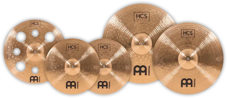 Meinl | HCS Bronze Expanded Cymbal Set | 14/16/18/20