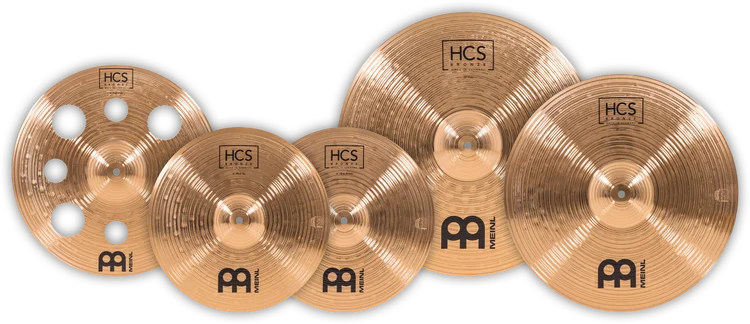 Meinl | HCS Bronze Expanded Cymbal Set | 14/16/18/20