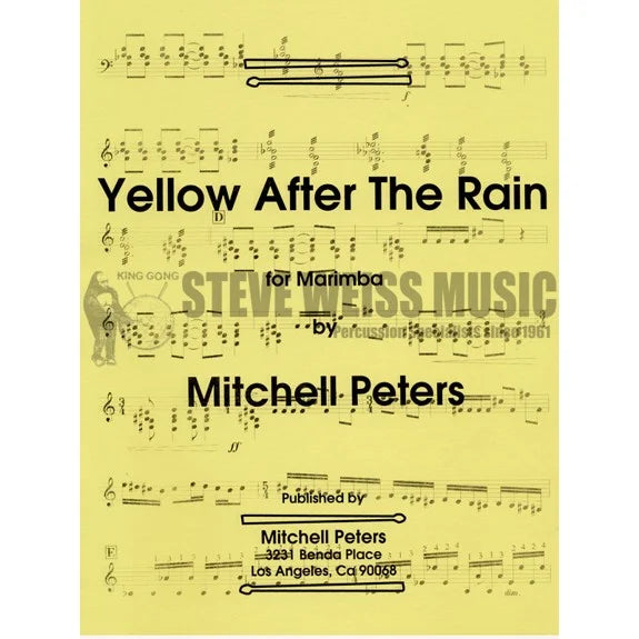 Mitchell Peters | Yellow After The Rain | Marimba