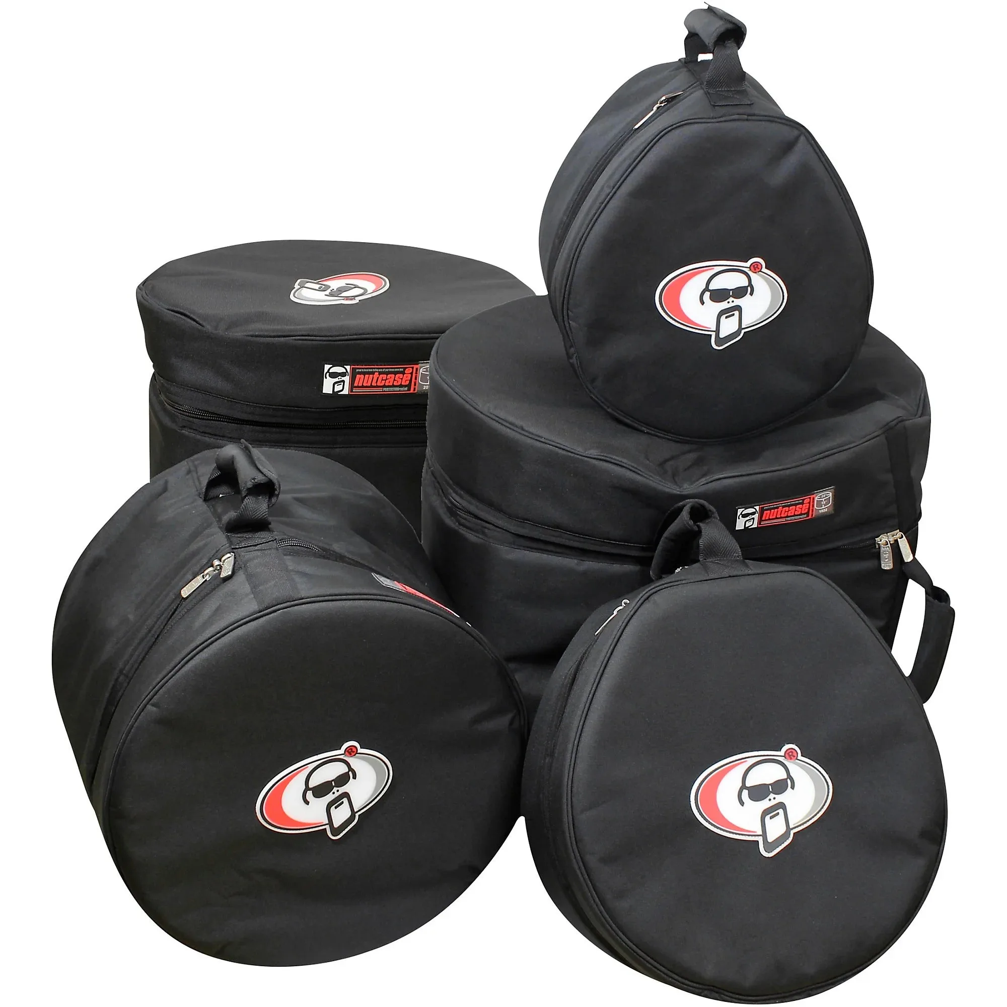 Protection Racket | Nut Case Drum Cases 12x9, 14x14, 16x16, 14x6.5, 24x18 | Noir