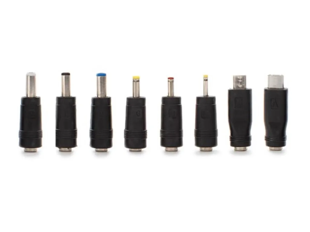Velleman | Jeu de 8 connecteurs DC universels pour connecteur mâle 2.1 x 5.5 mm