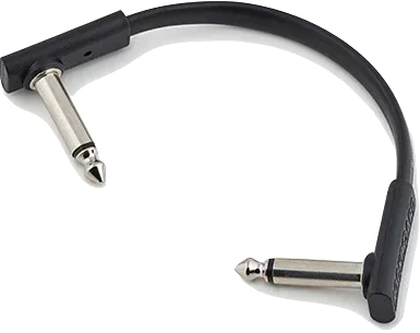 Rockboard | Flat Patch Cable Black | 10 cm