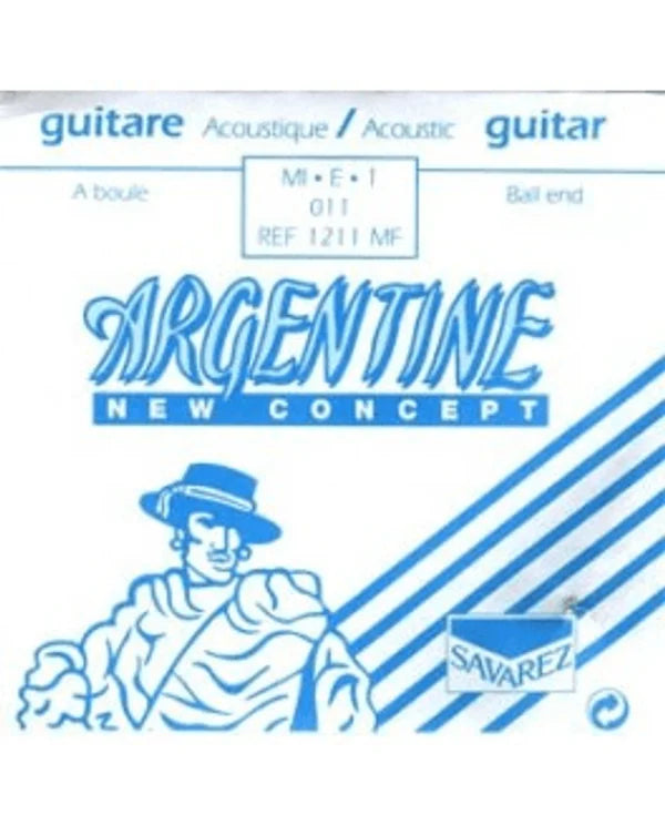 Savarez | Corde Simple Guitare Acoustique Argentine E1-1211MF À Boule