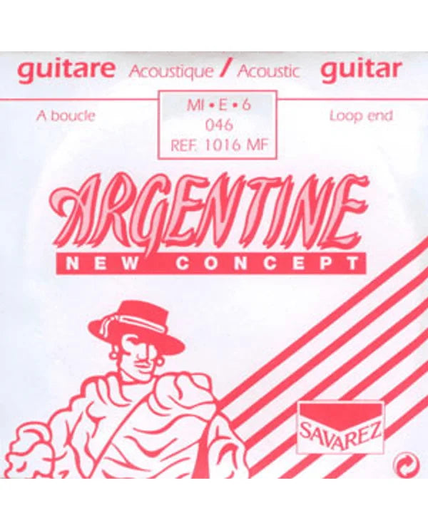 Savarez | Cordes pour Guitare Acoustique Argentine Mi6 .046w | À l'unité