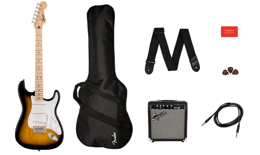 Squier | Sonic Stratocaster Pack | MN Black