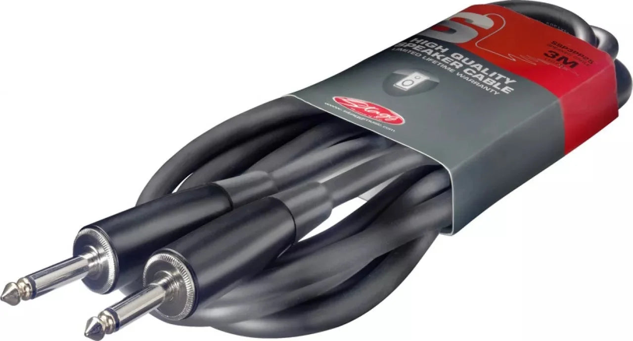Stagg | Câble Haut-Parleur Jack-Jack | 3m