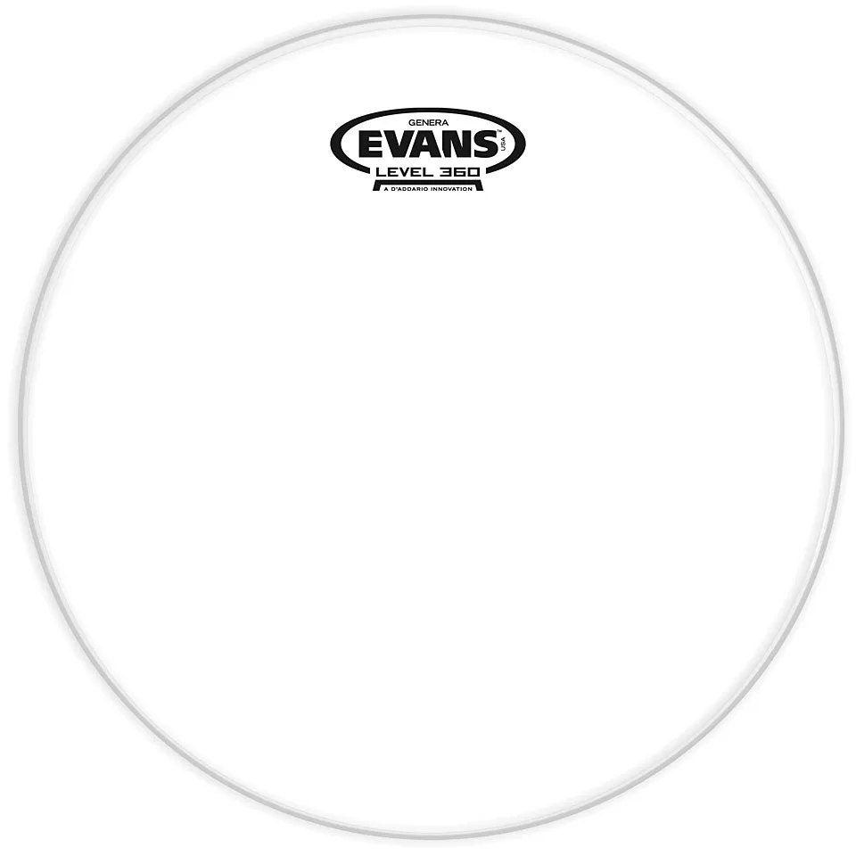 Evans | Genera Resonant TT08GR | Transparente 8 pouces