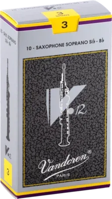 Vandoren | Traditional Soprano Saxophone Reeds | Force 3 (Boîte de 10)