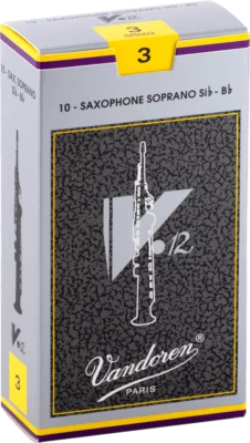 Vandoren | Traditional Soprano Saxophone Reeds | Force 3 (Boîte de 10)