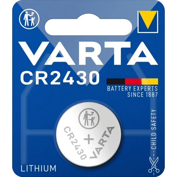 Varta | CR 2430 Bli.1 - Pile bouton lithium 280 mAh 3V