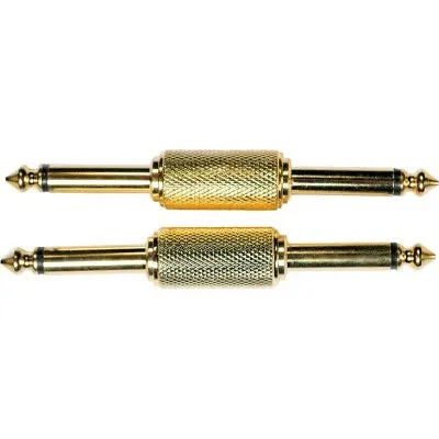 Yellow Cable | AD02 | Adaptateur Jack Mâle/Jack Mâle (Lot de 2)