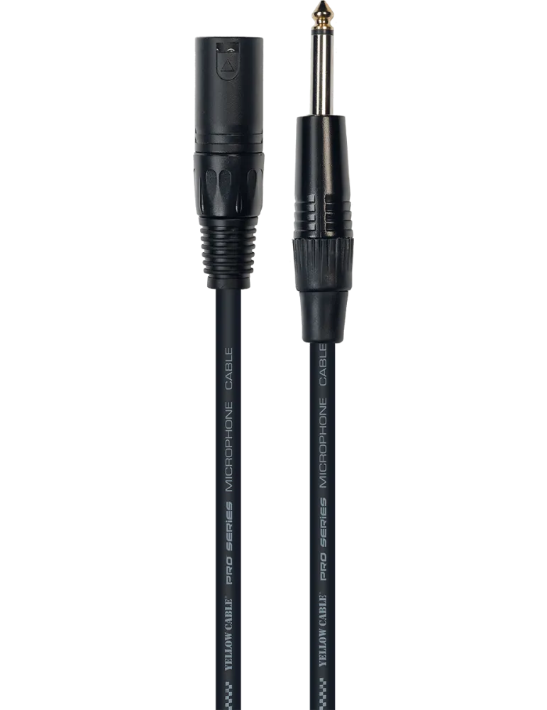 Yellow Cable | M01JX | Câble jack mono / XLR mâle 1 m