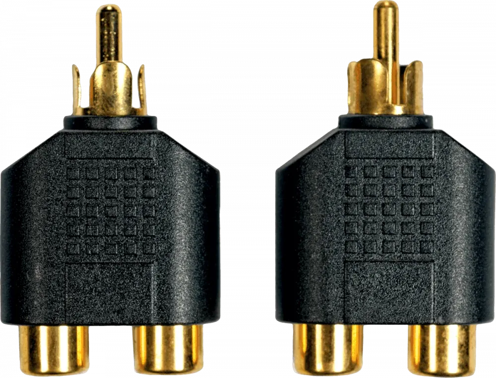 Yellow Cable | RCA01 | Connecteur RCA Mâle (Lot de 2)