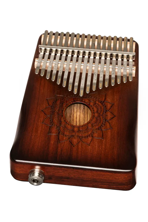 Stagg | 17 Key Pro Series Pickup Kalimba | Acajou