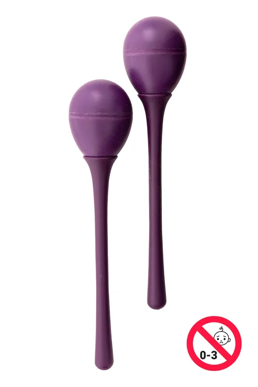 Stagg | Maracas Œufs à Long Manche (Paire) | Violet