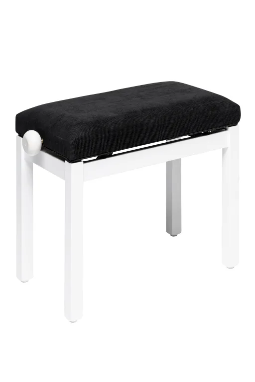 Stagg | White Bench Mat + Bk Veltop | Blanc Mat