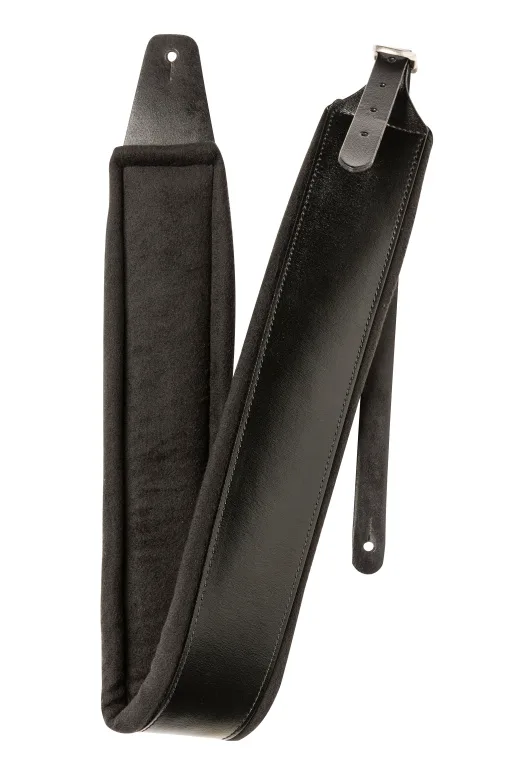 Stagg | Pad/Leather Style | Black with Chrome Buckle