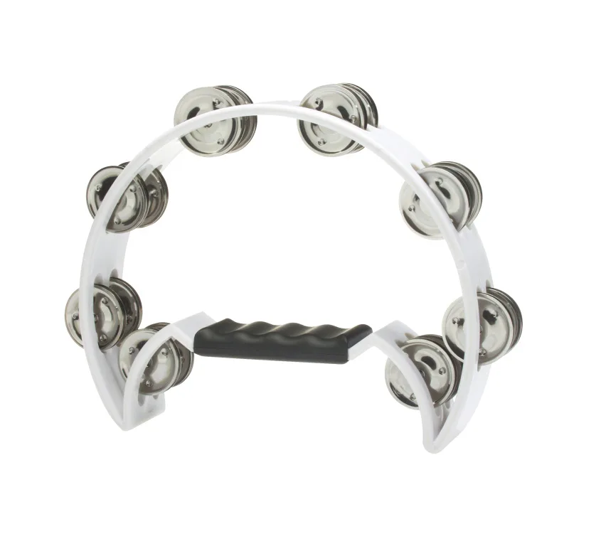 Stagg | Tambourin Cutaway 16 Jingles | Blanc