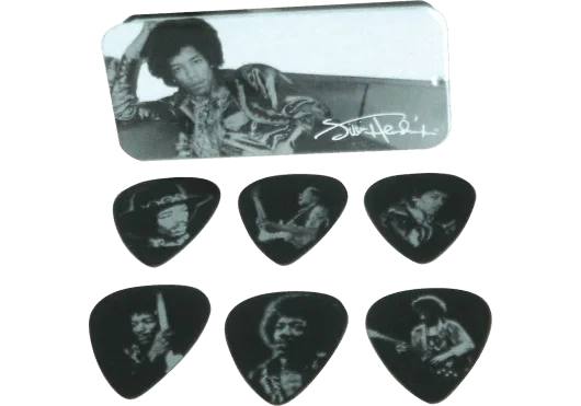 Dunlop | JH-PT05H Jimi Hendrix Silver Portrait Heavy