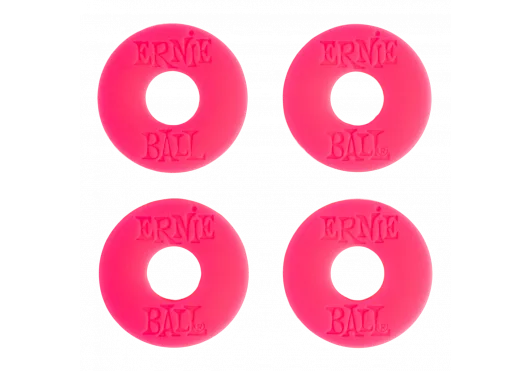 Ernie Ball | 5623 Strap Blocks | Rose (Pack de 4)