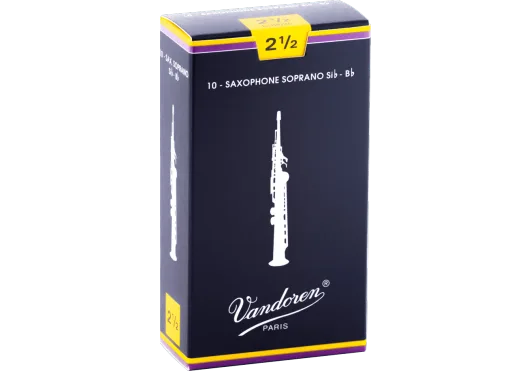 Vandoren | Traditional | Soprano Force 2.5 (Boîte de 10)