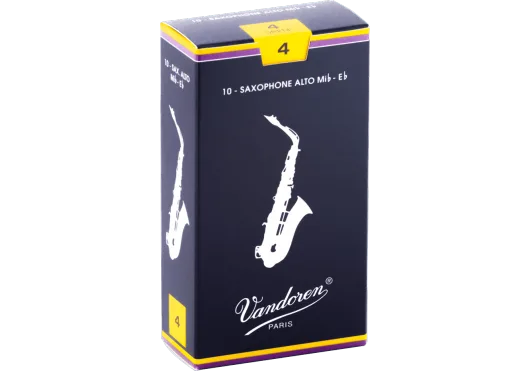 Vandoren | Anches Saxophone Alto Traditional | Force 4 (Boîte de 10)